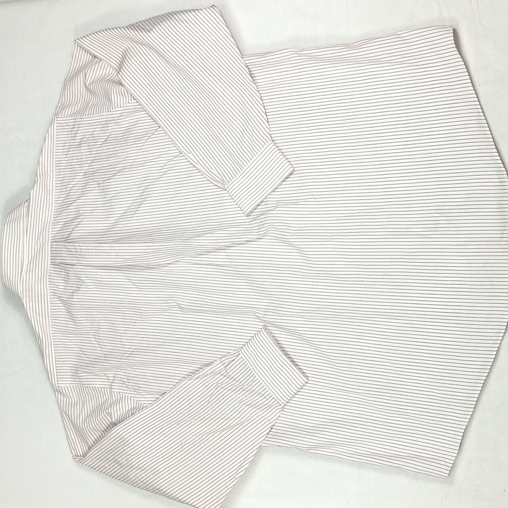 Brooks Brothers Traditional Fit Red White Long Sleeve Button-down Mens Neck 16 - Picture 4 of 4